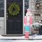 Glitzhome® 60" Christmas Wooden Pink Nutcracker Porch Decor